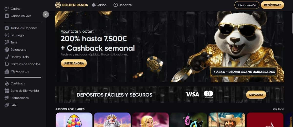 Casino online Colombia golden panda